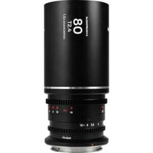 Venus Optics Laowa Nanomorph 80mm T2.4 1.5x S35 Anamorphic Lens (DJI DL, Silver Flare)