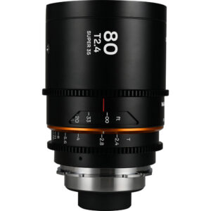 Venus Optics Laowa Nanomorph 80mm T2.4 1.5x S35 Anamorphic Lens (Leica L, Amber Flare)
