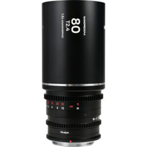 Venus Optics Laowa Nanomorph 80mm T2.4 1.5x S35 Anamorphic Lens (Leica L, Silver Flare)
