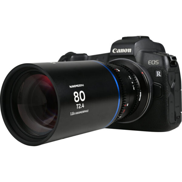 Venus Optics Laowa Nanomorph 80mm T2.4 1.5x S35 Anamorphic Lens (Nikon Z, Blue Flare) view 5