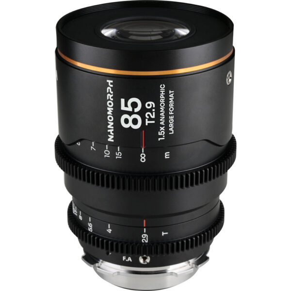 Venus Optics Laowa Nanomorph 85mm T2.9 1.5x LF Anamorphic Lens (ARRI PL & Canon EF, Amber Flare) view 2