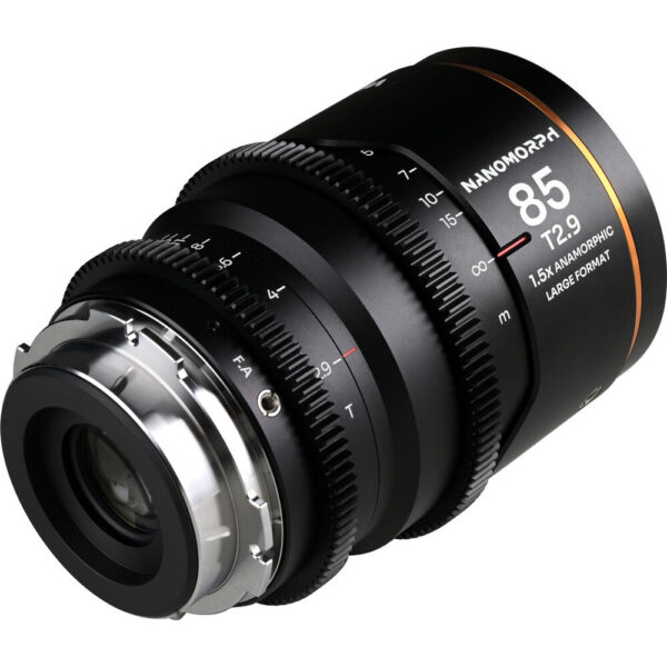 Venus Optics Laowa Nanomorph 85mm T2.9 1.5x LF Anamorphic Lens (ARRI PL & Canon EF, Amber Flare) view 4