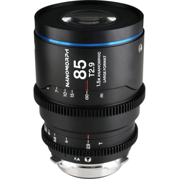 Venus Optics Laowa Nanomorph 85mm T2.9 1.5x LF Anamorphic Lens (ARRI PL & Canon EF, Blue Flare)
