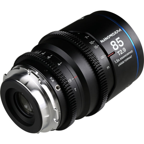 Venus Optics Laowa Nanomorph 85mm T2.9 1.5x LF Anamorphic Lens (ARRI PL & Canon EF, Blue Flare) view 4