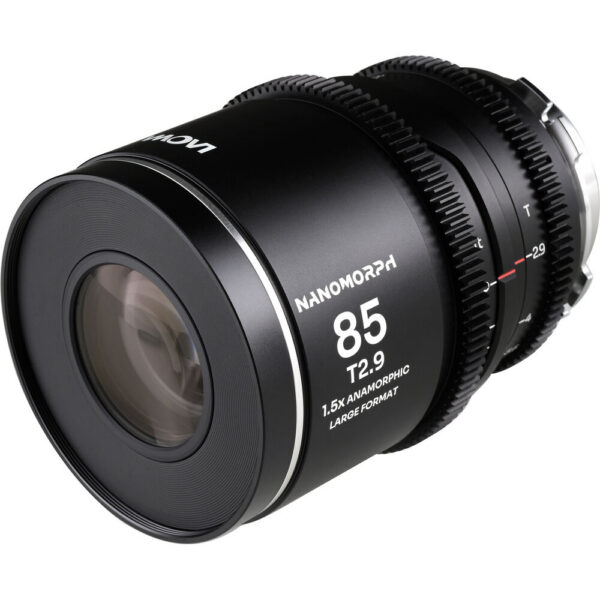 Venus Optics Laowa Nanomorph 85mm T2.9 1.5x LF Anamorphic Lens (ARRI PL & Canon EF, Silver Flare) view 3