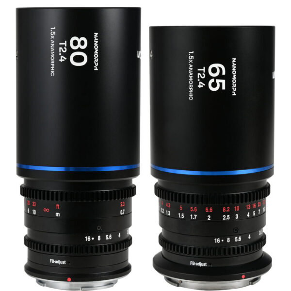 Venus Optics Laowa Nanomorph S35 Anamorphic Prime 2-Lens Kit (Nikon Z, Blue Flare) view 3