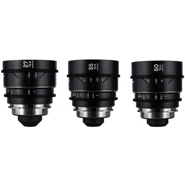 Venus Optics Laowa Nanomorph S35 Anamorphic Prime 3-Lens Bundle (ARRI PL & Canon EF, Silver Flare) view 4