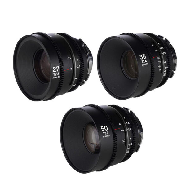Venus Optics Laowa Nanomorph S35 Anamorphic Prime 3-Lens Bundle (ARRI PL & Canon EF, Silver Flare) view 5