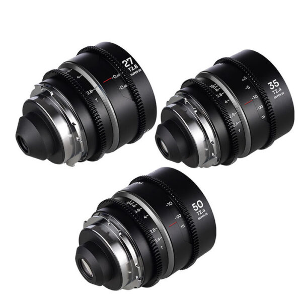 Venus Optics Laowa Nanomorph S35 Anamorphic Prime 3-Lens Bundle (ARRI PL & Canon EF, Silver Flare) view 6
