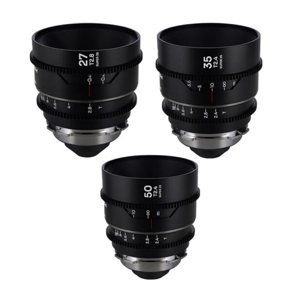 Venus Optics Laowa Nanomorph S35 Anamorphic Prime 3-Lens Bundle (ARRI PL & Canon EF, Silver Flare) view 7