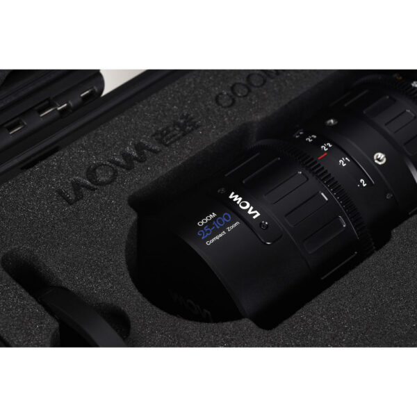 Venus Optics Laowa OOOM 25-100mm T2.9 Cine Lens (PL Mount, Black, Feet) view 6