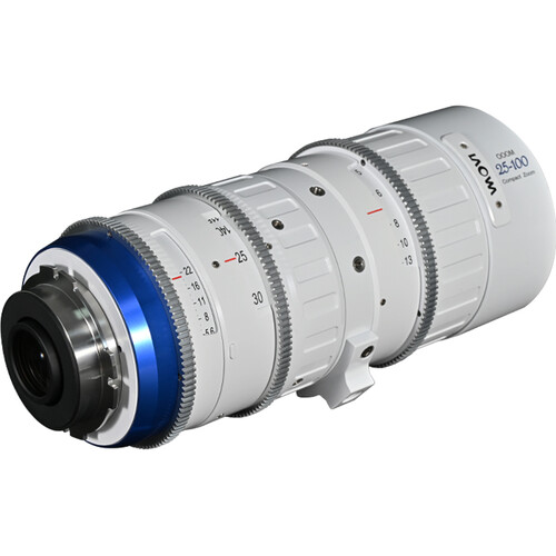 Venus Optics Laowa OOOM 25-100mm T2.9 Cine Lens (PL Mount, White, Feet) view 4