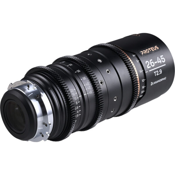 Venus Optics Laowa Proteus 26-45mm T2.9 2x S35 Anamorphic Zoom (ARRI PL, Feet, Amber Flare) view 4