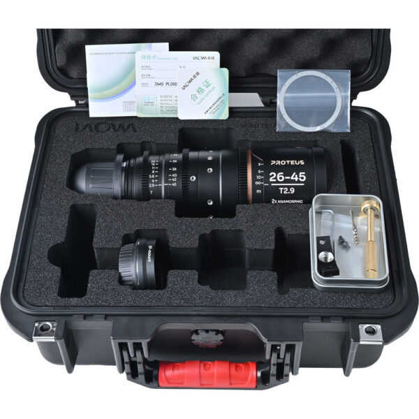 Venus Optics Laowa Proteus 26-45mm T2.9 2x S35 Anamorphic Zoom (ARRI PL, Feet, Amber Flare) view 5