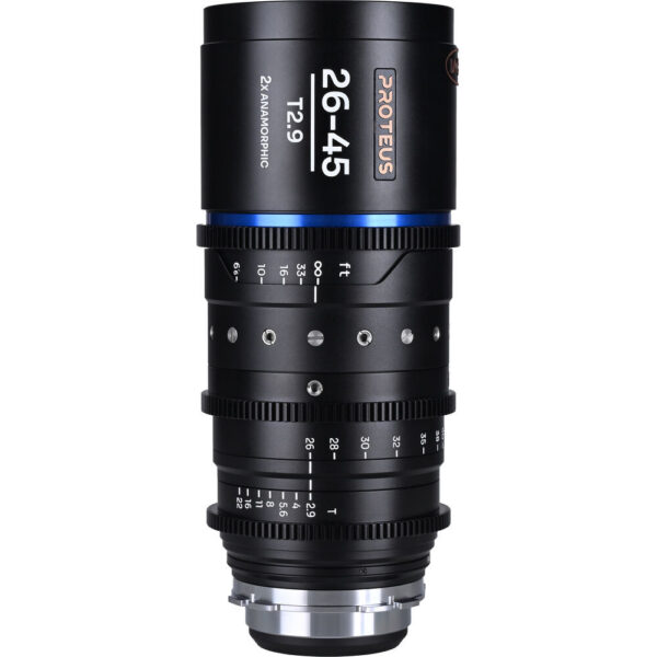 Venus Optics Laowa Proteus 26-45mm T2.9 2x S35 Anamorphic Zoom (ARRI PL, Feet, Blue Flare)