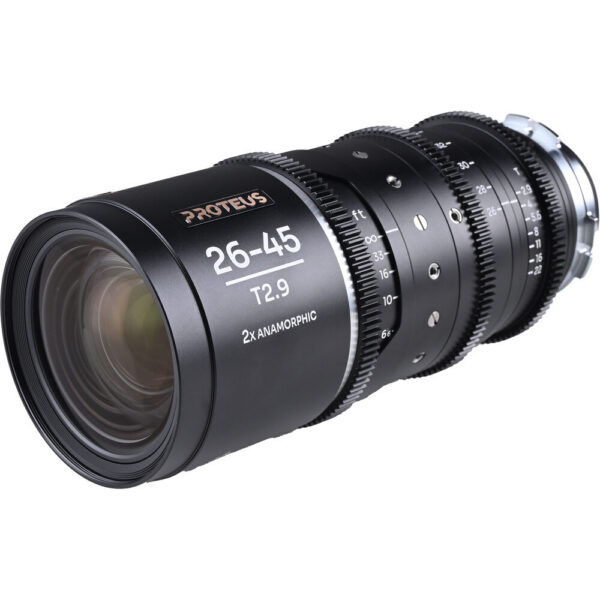 Venus Optics Laowa Proteus 26-45mm T2.9 2x S35 Anamorphic Zoom (ARRI PL, Feet, Silver Flare) view 3