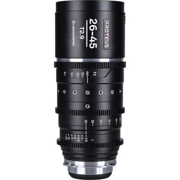 Venus Optics Laowa Proteus 26-45mm T2.9 2x S35 Anamorphic Zoom (ARRI PL, Feet, Silver Flare)