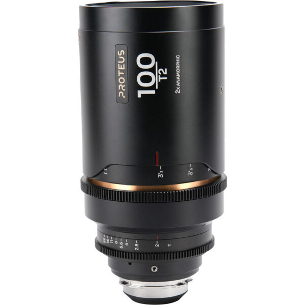 Venus Optics Laowa Proteus 2x Anamorphic 100mm T2 Lens (PL/EF, Feet, Amber Flare)