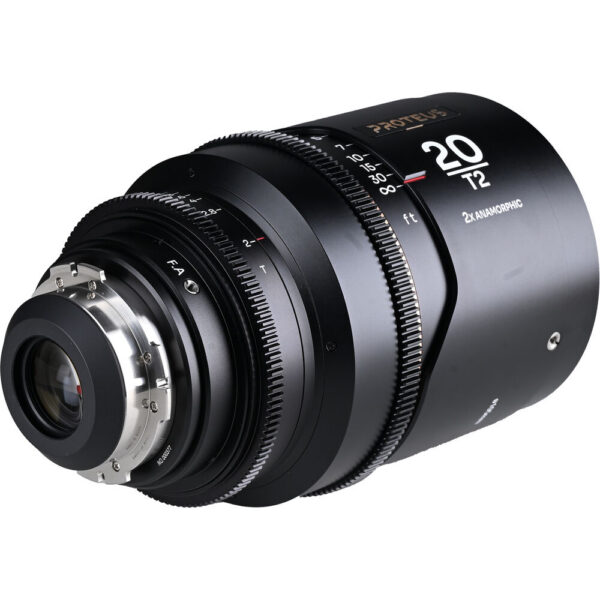 Venus Optics Laowa Proteus 2x Anamorphic 20mm T2 Lens (PL/EF, Feet, Amber Flare) view 4