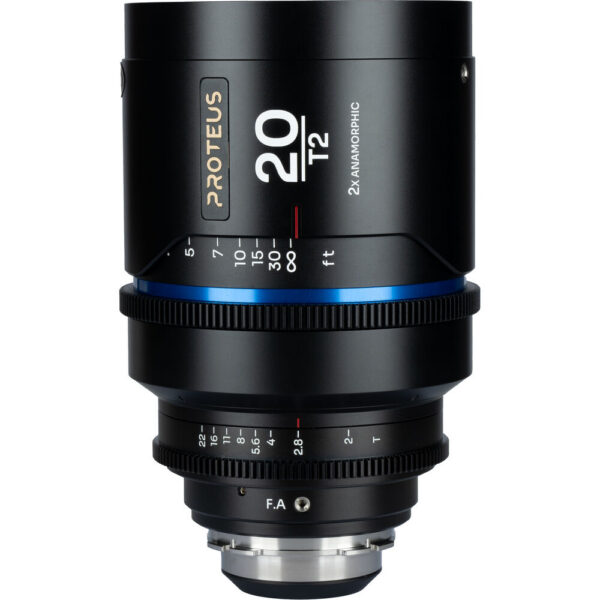 Venus Optics Laowa Proteus 2x Anamorphic 20mm T2 Lens (PL/EF, Feet, Blue Flare)