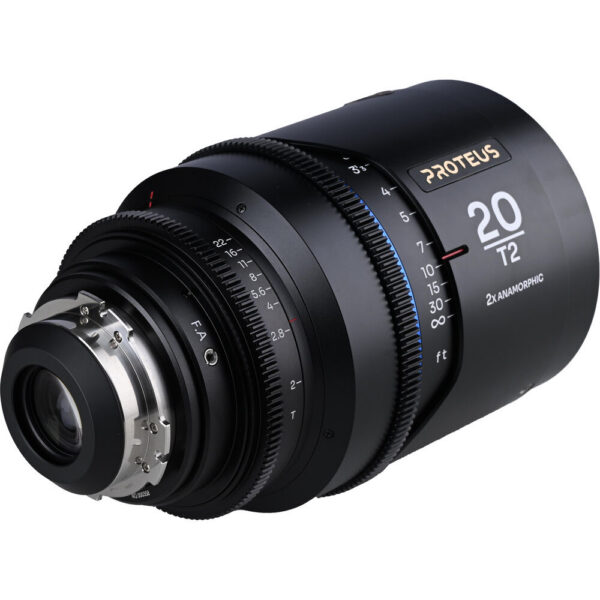 Venus Optics Laowa Proteus 2x Anamorphic 20mm T2 Lens (PL/EF, Feet, Blue Flare) view 4