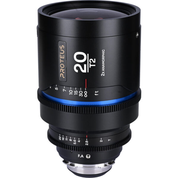 Venus Optics Laowa Proteus 2x Anamorphic 20mm T2 Lens (PL/EF, Feet, Blue Flare)