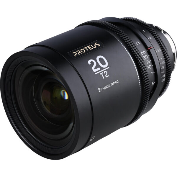 Venus Optics Laowa Proteus 2x Anamorphic 20mm T2 Lens (PL/EF, Feet, Silver Flare) view 3