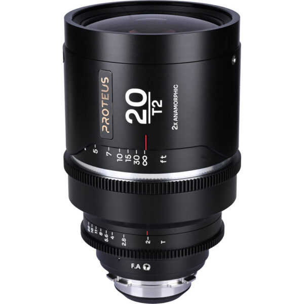 Venus Optics Laowa Proteus 2x Anamorphic 20mm T2 Lens (PL/EF, Feet, Silver Flare)