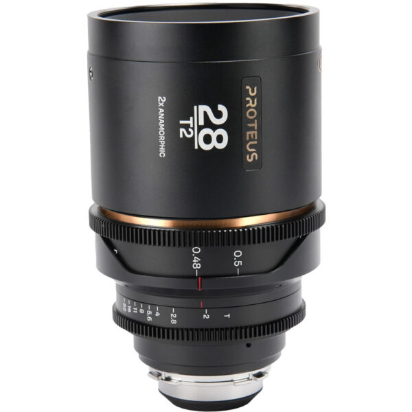Venus Optics Laowa Proteus 2x Anamorphic 28 & 100mm T2 Lens Bundle (PL/EF, Feet, Amber Flare)