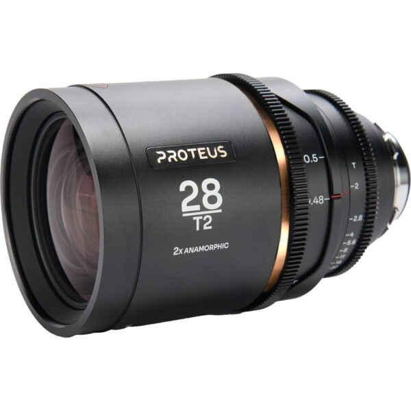 Venus Optics Laowa Proteus 2x Anamorphic 28 & 100mm T2 Lens Bundle (PL/EF, Feet, Amber Flare) view 7