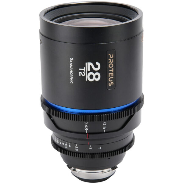 Venus Optics Laowa Proteus 2x Anamorphic 28mm T2 Lens (PL/EF, Feet, Blue Flare)