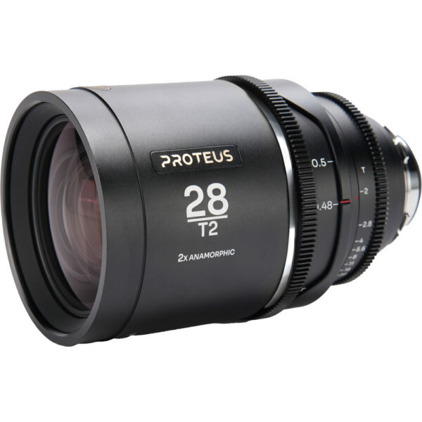 Venus Optics Laowa Proteus 2x Anamorphic 28mm T2 Lens (PL/EF, Feet, Silver Flare) view 3