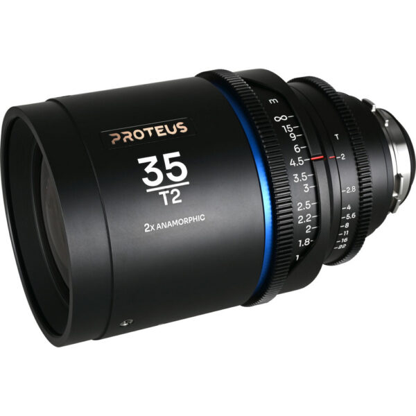Venus Optics Laowa Proteus 2x Anamorphic 35mm T2 Lens (PL/EF, Feet, Blue Flare) view 3