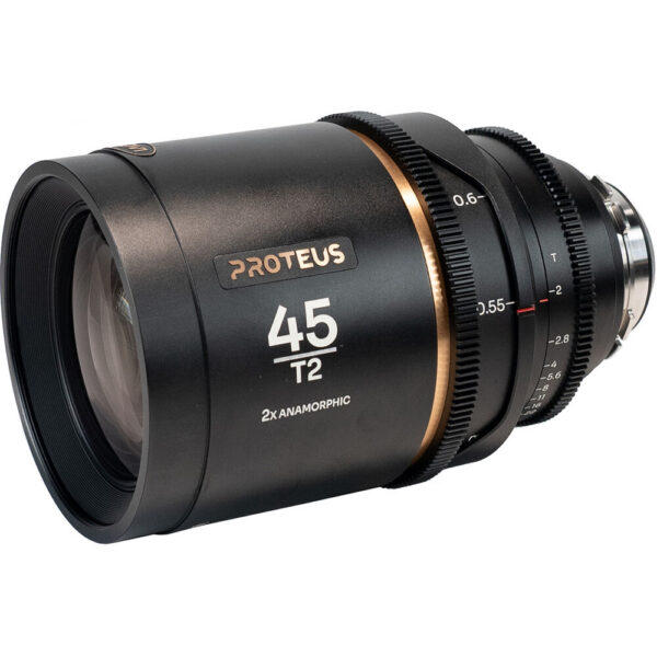 Venus Optics Laowa Proteus 2x Anamorphic 45mm T2 Lens (PL/EF, Feet, Amber Flare) view 4