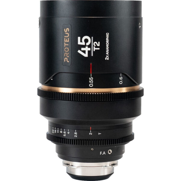 Venus Optics Laowa Proteus 2x Anamorphic 45mm T2 Lens (PL/EF, Feet, Amber Flare)