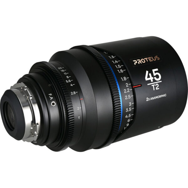 Venus Optics Laowa Proteus 2x Anamorphic 45mm T2 Lens (PL/EF, Feet, Blue Flare) view 4