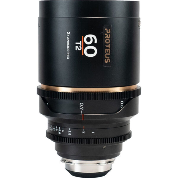 Venus Optics Laowa Proteus 2x Anamorphic 60mm T2 Lens (PL/EF, Feet, Amber Flare)