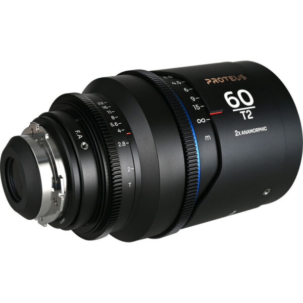 Venus Optics Laowa Proteus 2x Anamorphic 60mm T2 Lens (PL/EF, Feet, Blue Flare) view 4