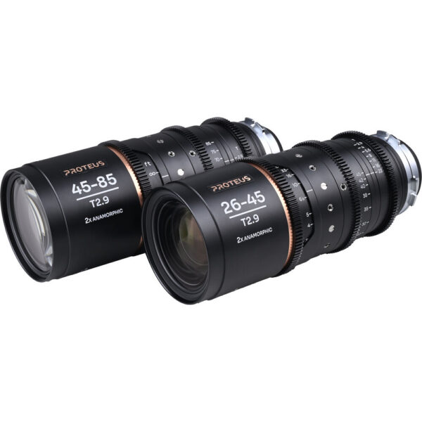 Venus Optics Laowa Proteus 2x S35 Anamorphic T2.9 2-Lens Kit (ARRI PL, Feet, Amber Flare) view 4