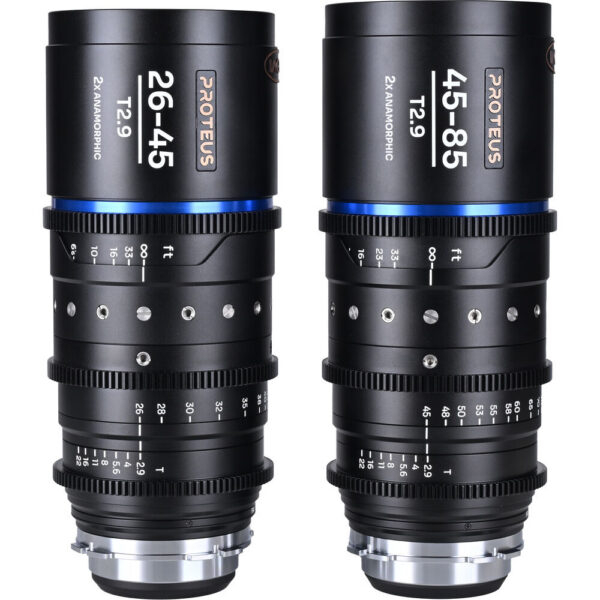 Venus Optics Laowa Proteus 2x S35 Anamorphic T2.9 2-Lens Kit (ARRI PL, Feet, Blue Flare) view 3