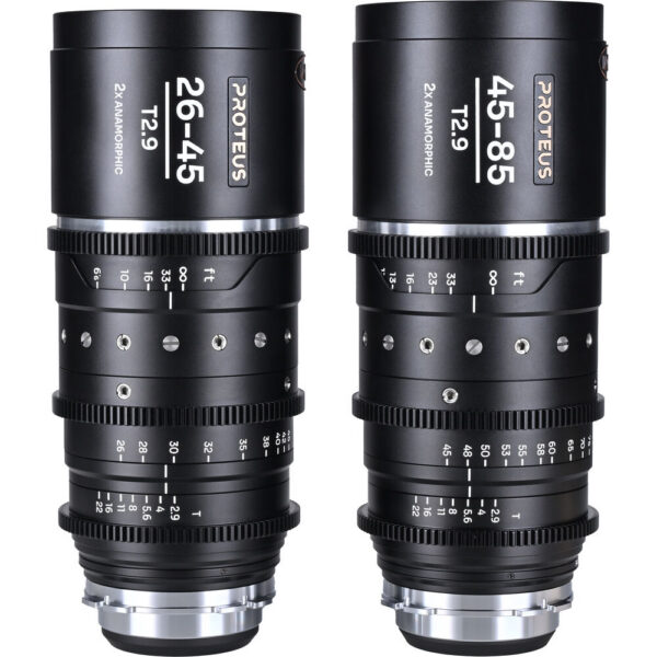 Venus Optics Laowa Proteus 2x S35 Anamorphic T2.9 2-Lens Kit (ARRI PL, Feet, Silver Flare) view 3