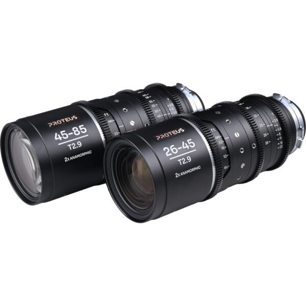 Venus Optics Laowa Proteus 2x S35 Anamorphic T2.9 2-Lens Kit (ARRI PL, Feet, Silver Flare) view 4