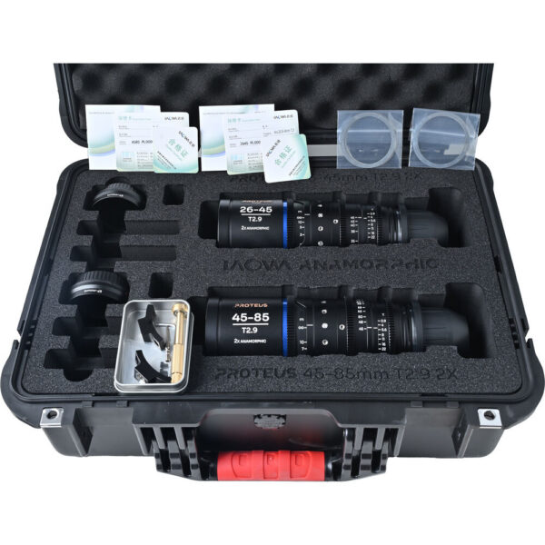 Venus Optics Laowa Proteus 2x S35 Anamorphic T2.9 2-Lens Kit (ARRI PL, Feet, Silver Flare) view 5