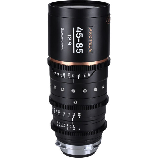 Venus Optics Laowa Proteus 45-85mm T2.9 2x S35 Anamorphic Zoom (ARRI PL, Feet, Amber Flare) view 2