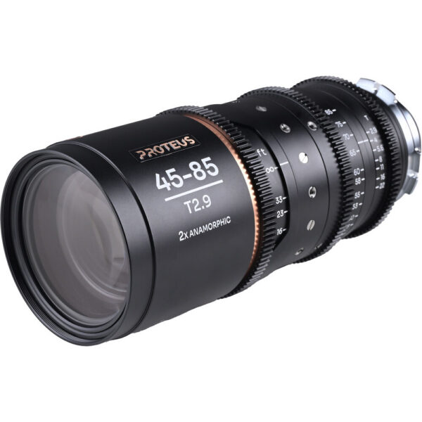 Venus Optics Laowa Proteus 45-85mm T2.9 2x S35 Anamorphic Zoom (ARRI PL, Feet, Amber Flare) view 3