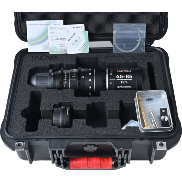 Venus Optics Laowa Proteus 45-85mm T2.9 2x S35 Anamorphic Zoom (ARRI PL, Feet, Blue Flare) view 5