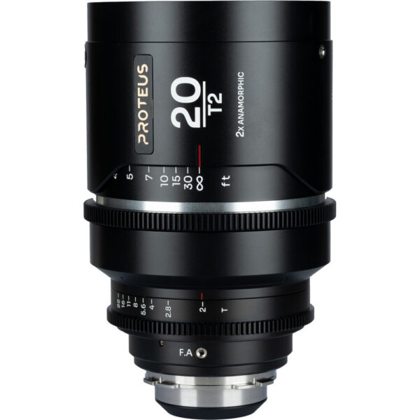 Venus Optics Laowa Proteus Flex 2x Anamorphic 20mm T2 Lens (ARRI PL/Canon EF, 4 Flare Colors) view 2