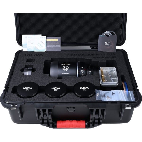 Venus Optics Laowa Proteus Flex 2x Anamorphic 20mm T2 Lens (ARRI PL/Canon EF, 4 Flare Colors) view 6