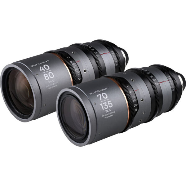 Venus Optics Laowa Sunlight 2x Anamorphic Zoom 2-Lens Bundle (ARRI PL, Amber) view 4