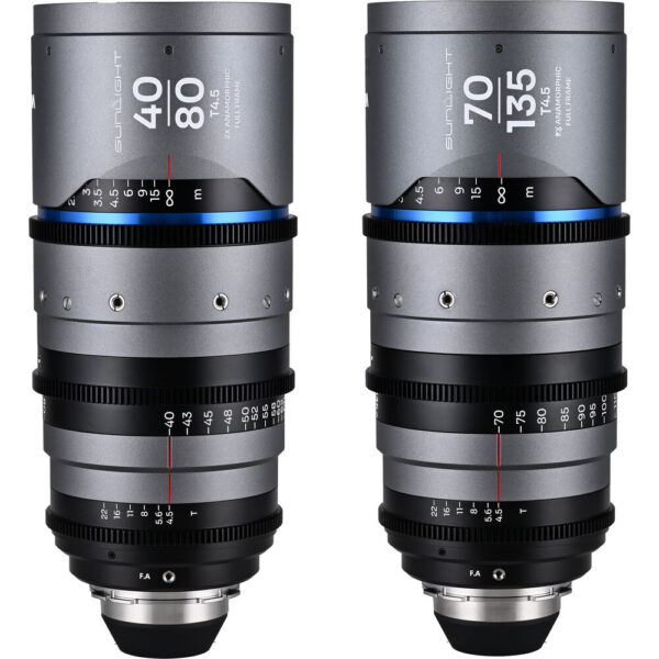 Venus Optics Laowa Sunlight 2x Anamorphic Zoom 2-Lens Bundle (ARRI PL, Blue) view 3
